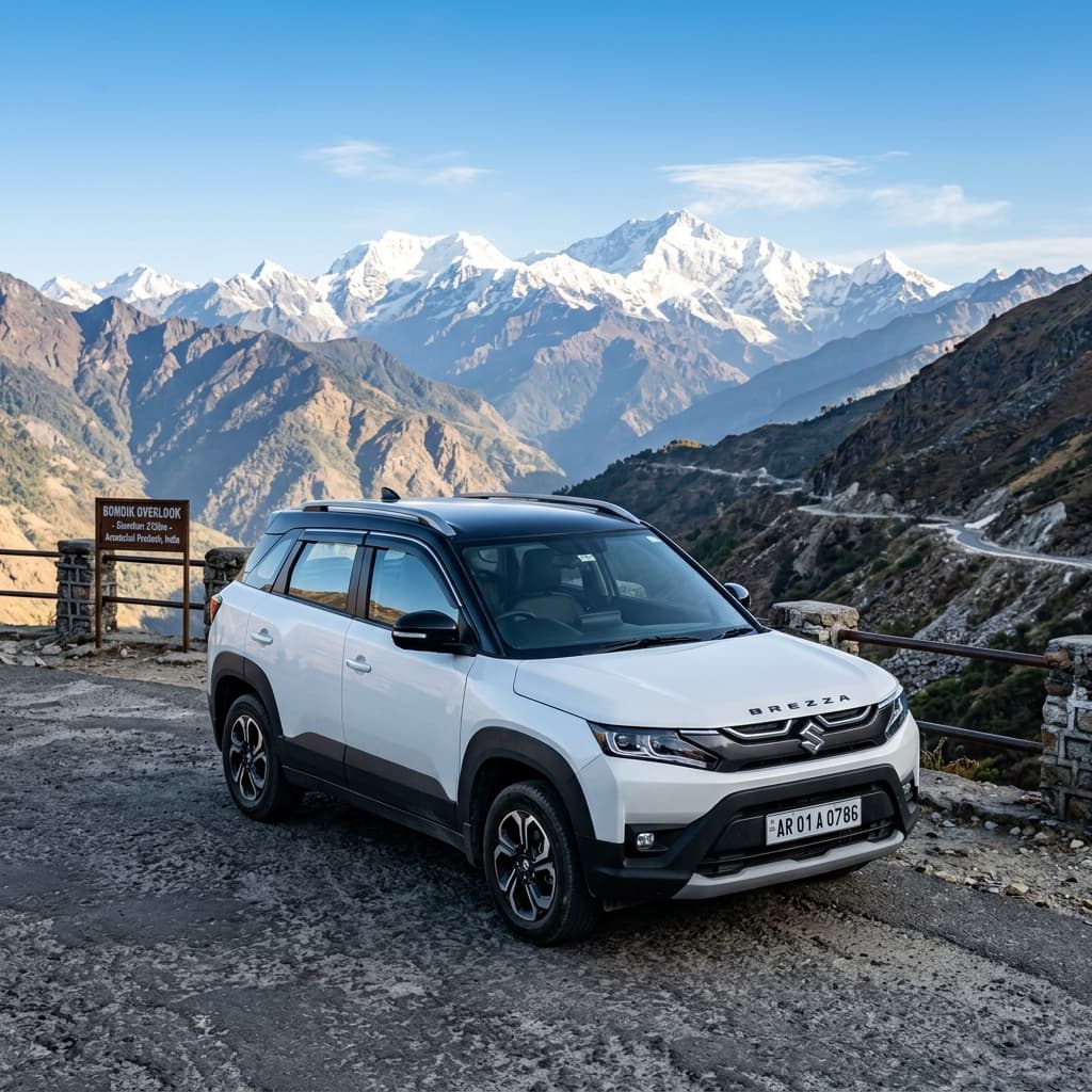 Maruti Suzuki Brezza available for rent with native driver