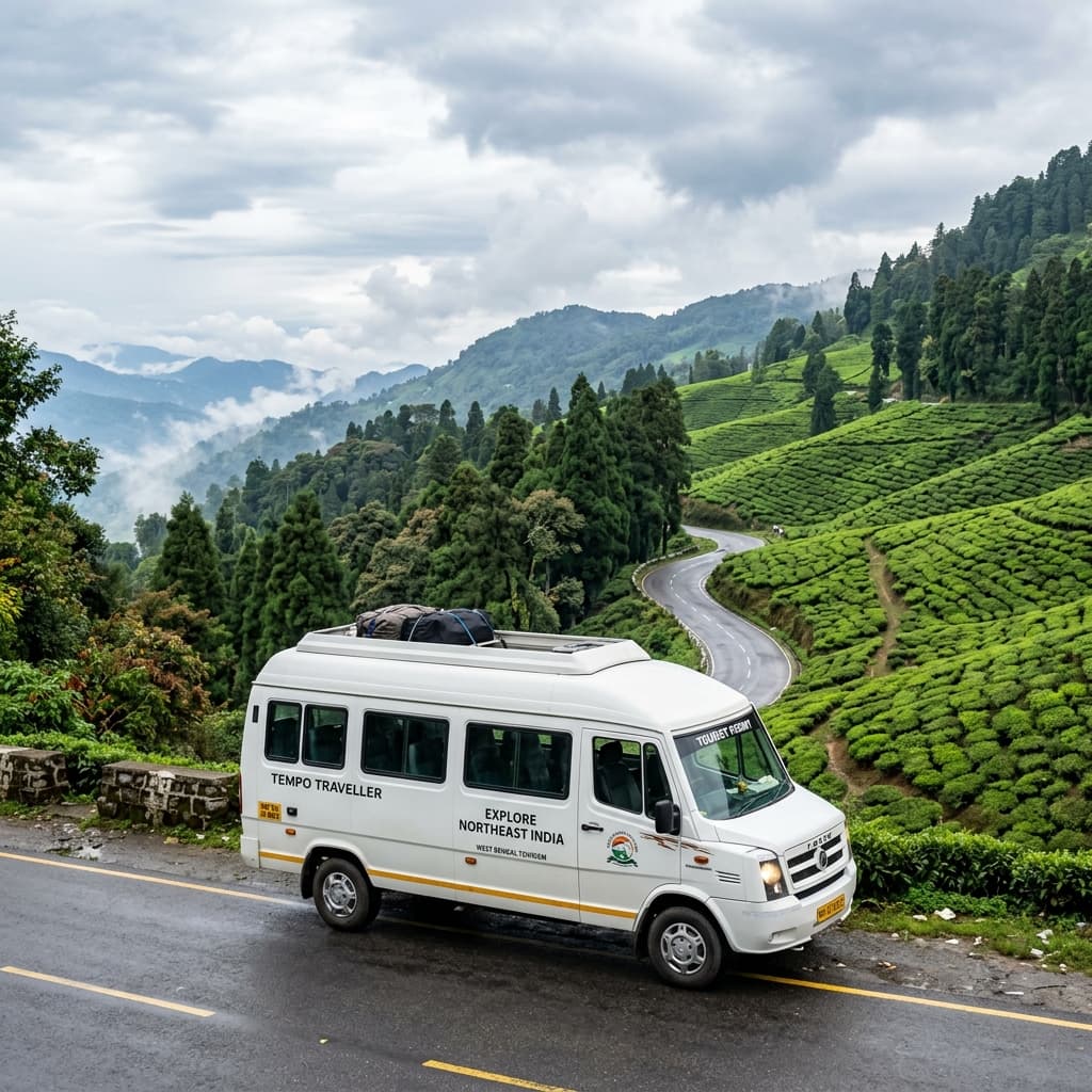 Force Tempo Traveller available for rent with native driver