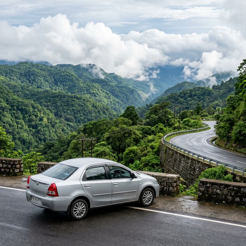 Toyota Etios available for rent with native driver